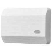 Newhouse Hardware Wired Decorative Two-Note Door Bell Chime, White CHM3D